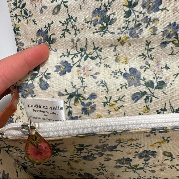 Vintage floral crossbody bag & wallet set mademoiselle by disasterdesigns.co.uk - Picture 7 of 16